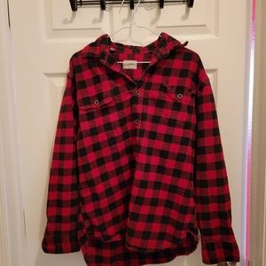 Mens large shirts, shirt jacket, and jacket.